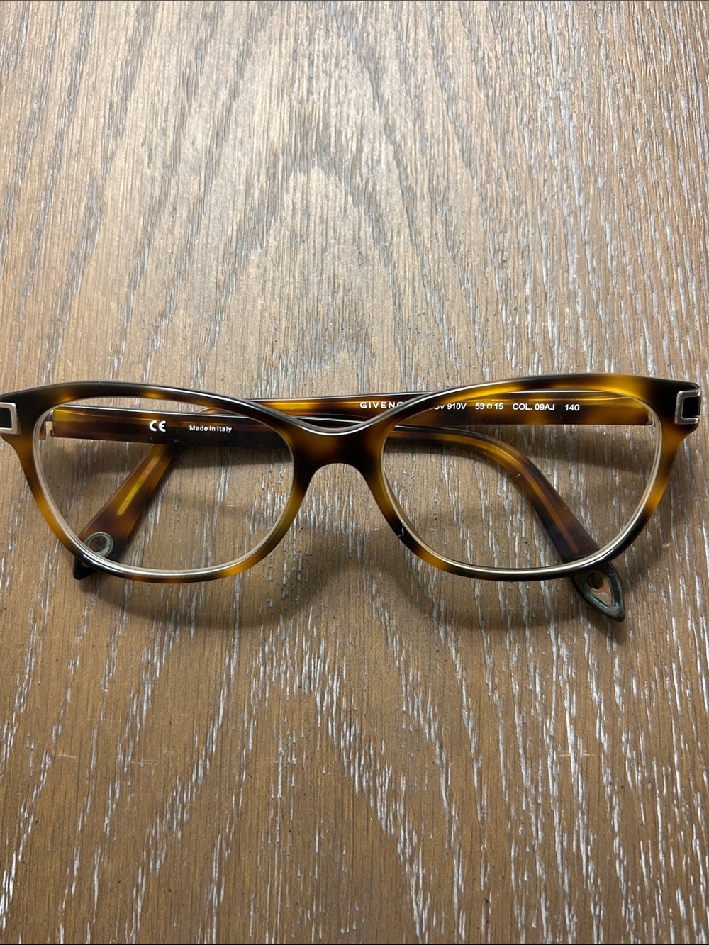 Givenchy Men's Tortoiseshell Acetate Eyeglasses Frame in Honey Brown